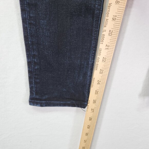 Nudie Jeans Womens Size 27X34 Skinny Mid Rise Slimming Stretch Faded Blue - Picture 9 of 15